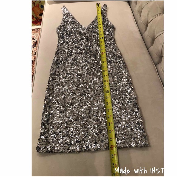Silver sequin glitter dress - Picture 5 of 9